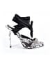 Assorted Brands Animal Print Silver Sandals Size EU 38 - photo 1