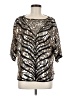 Unbranded Silver Gold 3/4 Sleeve Blouse Size EU 40 / US 10 - photo 1