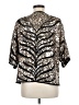 Unbranded Silver Gold 3/4 Sleeve Blouse Size EU 40 / US 10 - photo 2