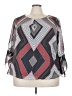 Alyx 100% Polyester Gray 3/4 Sleeve Blouse Size 3X - photo 1