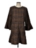 CAbi Plaid Brown Casual Dress Size L - photo 1
