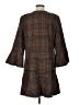 CAbi Plaid Brown Casual Dress Size L - photo 2