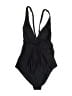 Unbranded Solid Black One Piece Swimsuit One size - photo 2