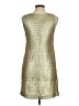 Tabitha 100% Polyester Metallic Gold Cocktail Dress Size 6 - photo 2
