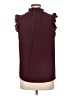 Moa Moa Burgundy Sleeveless Blouse Size L - photo 2
