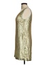Tabitha 100% Polyester Metallic Gold Cocktail Dress Size 6 - photo 5