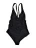Unbranded Solid Black One Piece Swimsuit One size - photo 1
