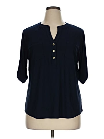 Anne Klein 3/4 Sleeve Blouse (view 1)