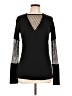 Pete Black Long Sleeve Top Size L - photo 1