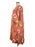 Moa U.S.A. Floral Brown Casual Dress Size XXL - photo 5
