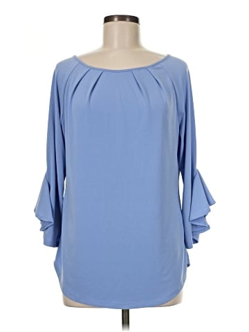 7th Avenue Design Studio New York & Company 3/4 Sleeve Blouse (view 1)