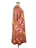 Moa U.S.A. Floral Brown Casual Dress Size XXL - photo 4