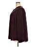 Lane Bryant 100% Polyester Burgundy Long Sleeve Blouse Size 26 - 28 Plus - photo 5