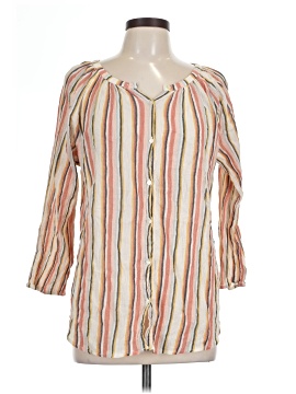 Chaps 3/4 Sleeve Blouse (view 1)
