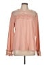 Shein 100% Polyester Pink Long Sleeve Blouse Size 12 - photo 1
