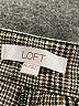 Ann Taylor LOFT Plaid Brown Casual Pants Size M - photo 7