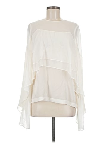 Robert Rodriguez Long Sleeve Silk Top (view 1)