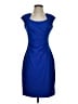 Calvin Klein Solid Blue Cocktail Dress Size 2 - photo 1