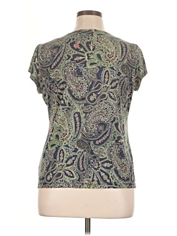 Liz Claiborne Short Sleeve Henley (view 2)