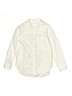 Zara Solid Ivory White Long Sleeve Button-Down Shirt Size 11 - 12 - photo 1