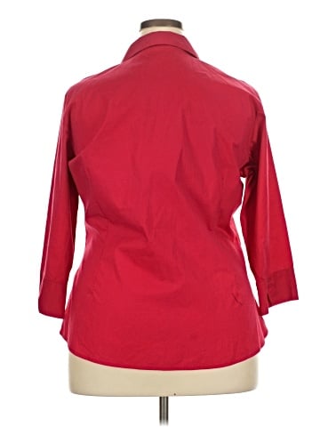 Riders by Lee 3/4 Sleeve Button-Down Shirt (view 2)