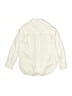 Zara Solid Ivory White Long Sleeve Button-Down Shirt Size 11 - 12 - photo 2