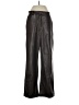 Babaton 100% Polyurethane Brown Black Casual Pants Size 4 - photo 1