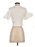 Zara Ivory Short Sleeve Top Size S - photo 2