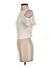 Zara Ivory Short Sleeve Top Size S - photo 5