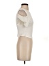 Zara Ivory Short Sleeve Top Size S - photo 4