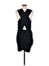 ALLSAINTS Solid Black Cocktail Dress Size M - photo 2