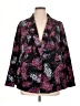 Lane Bryant Print Black Blazer Size 16 - photo 1