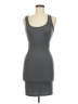 Talentless Solid Gray Cocktail Dress Size M - photo 1