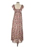 Shein 100% Polyester Floral Brown Casual Dress Size 4 - photo 2