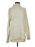 Ann Taylor LOFT Metallic Silver Turtleneck Sweater Size XS - photo 1