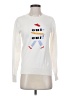 Ann Taylor LOFT 100% Cotton Graphic White Pullover Sweater Size XS - photo 1