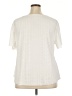 Unbranded Ivory Short Sleeve Blouse Size 2X (estimated) - photo 2