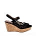 Trask Black Wedges Size 7 - photo 1