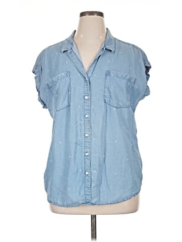Jachs Girlfriend Sleeveless Button-Down Shirt (view 1)