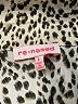 Re:named 100% Polyester Animal Print Brown Long Sleeve Blouse Size L - photo 7