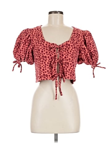 Free People Short Sleeve Blouse (view 1)