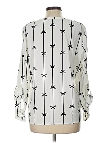 Como Black 3/4 Sleeve Blouse (view 2)
