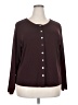 Ingredients Burgundy Long Sleeve Blouse Size 2X - photo 1