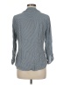 Unbranded 100% Cotton Stripes Blue 3/4 Sleeve Button-Down Shirt Size M - photo 2