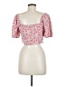 Shein 100% Polyester Pink 3/4 Sleeve Blouse Size M - photo 2