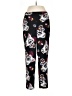 White House Black Market Floral Black Active Pants Size 8 - photo 1