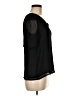 Calvin Klein 100% Polyester Black Short Sleeve Blouse Size M - photo 4