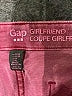 Gap Outlet Color Block Burgundy Jeans Size 10 - photo 7