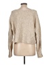 Babaton Metallic Tan Pullover Sweater Size L - photo 2
