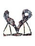 MICHAEL Michael Kors Floral Blue Swimsuit Top Size S (estimated) - photo 2